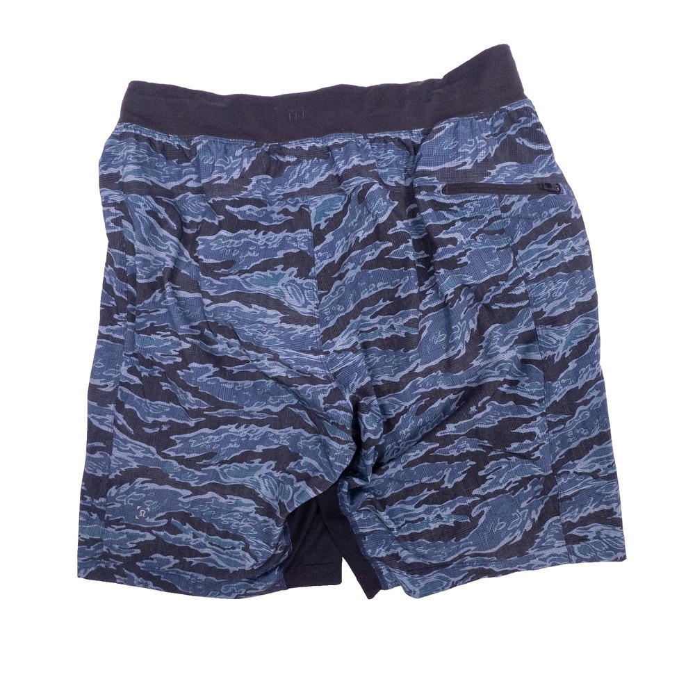 Lululemon Shorts Mens Medium Blue T.H.E. Linerless Short 10" Running Gym‎ Hiking - Picture 2 of 4